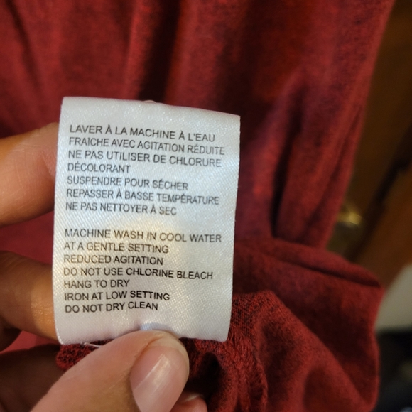 Mens Heather V- neck Tee - Picture 5 of 5